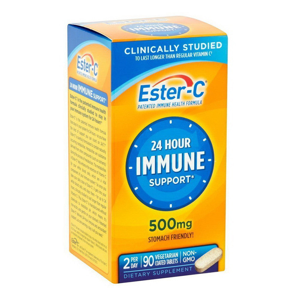 Ester C 500 Mg, Vitamin C Supplement Coated Tablets - 90/Box